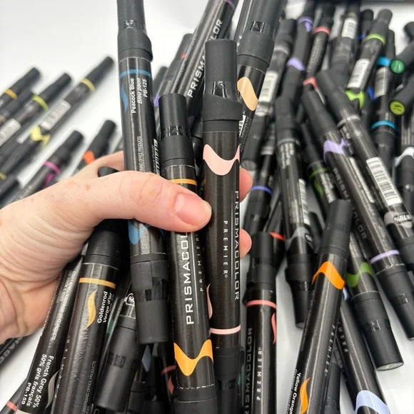 LOT OF 80 Prismacolor Premier Double Sided Markers TESTED Artist Art Supplies - Picture 5 of 6